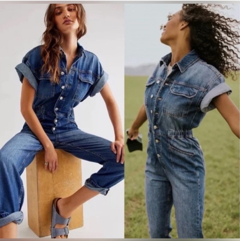 Free People We The Free Marci Coveralls XS
